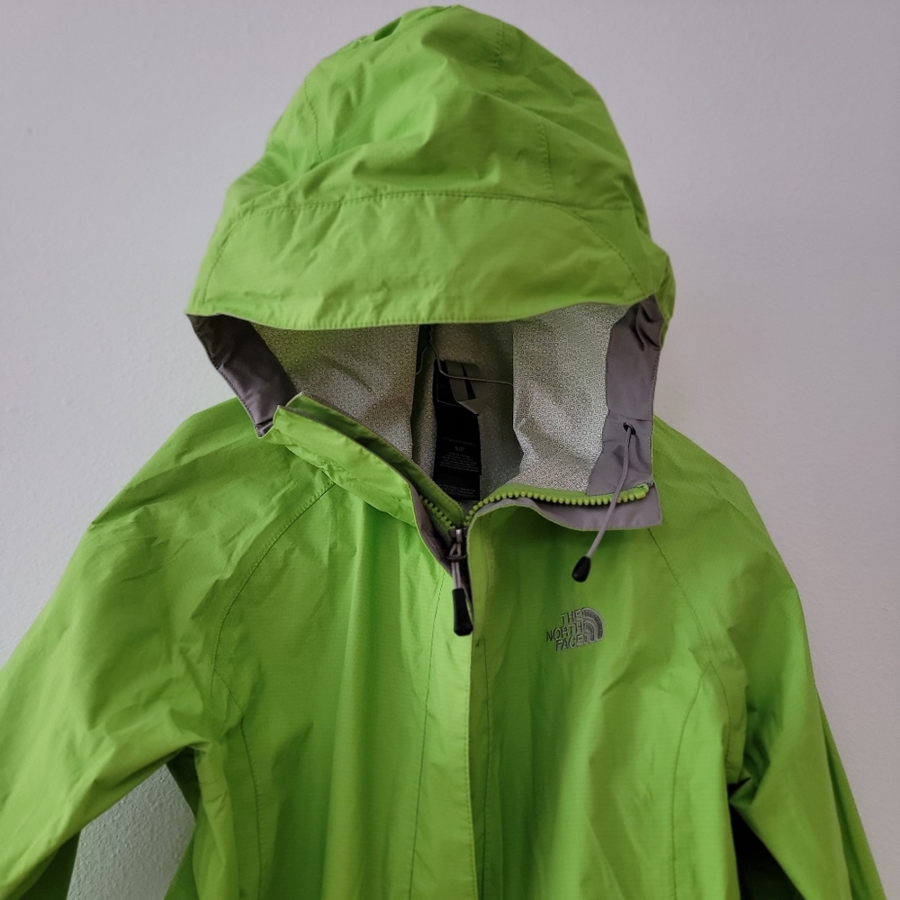 The north face women's windbreaker waterproof color green size S - Picture 7 of 9